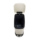 Design Easy-Close Pedal Bin Cream 20L