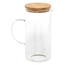 Bamboo Drinking Glass and Pitcher Set 5pc