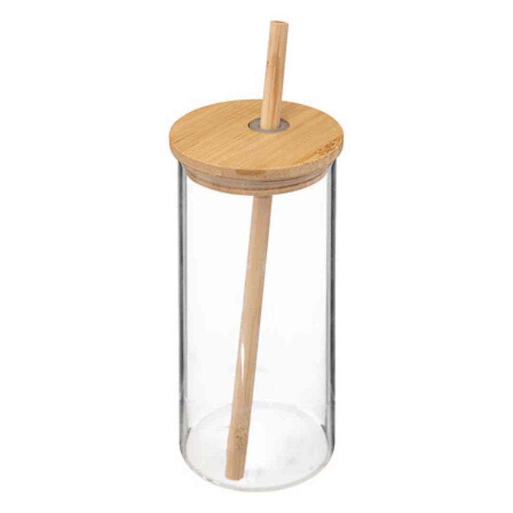Bamboo Drinking Glass and Pitcher Set 5pc
