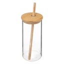 Bamboo Drinking Glass and Pitcher Set 5pc
