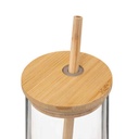 Bamboo Drinking Glass and Pitcher Set 5pc