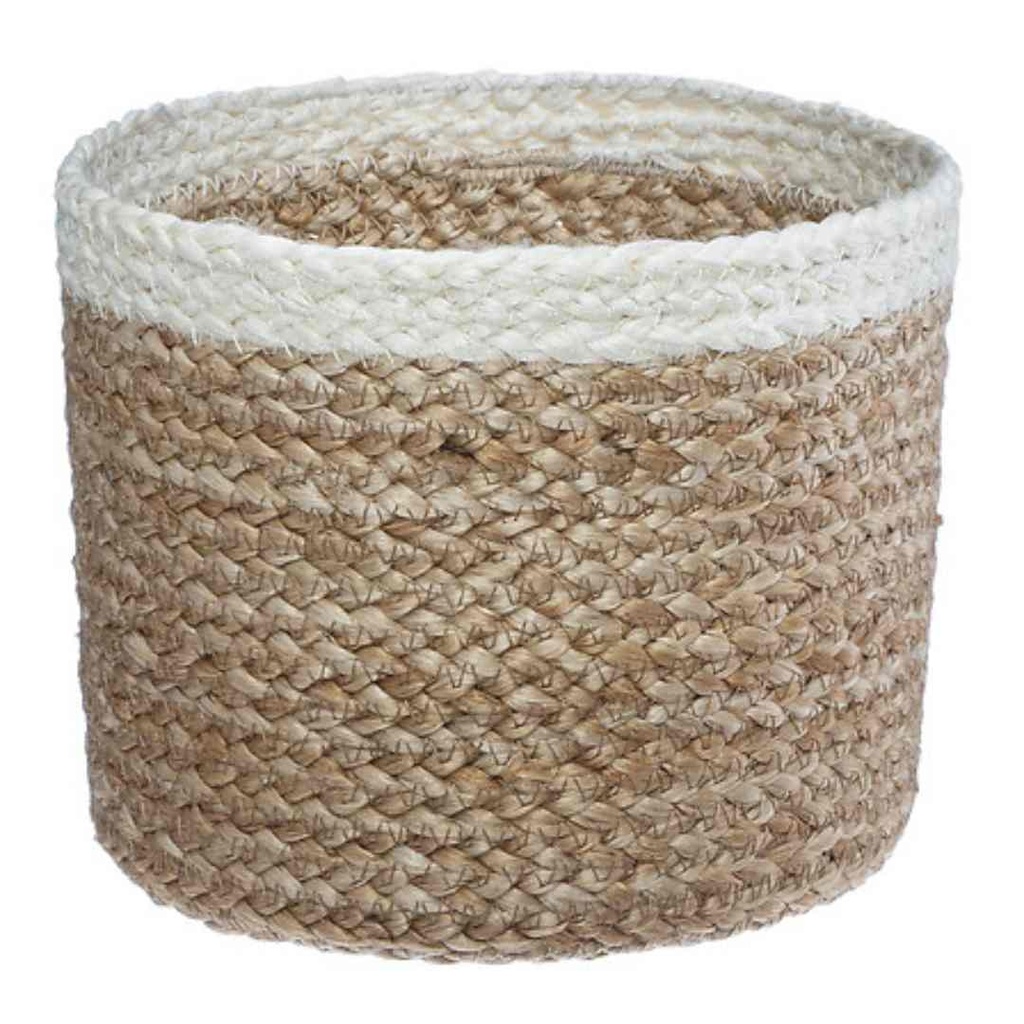 Jackson Jute Basket Set White 3pc
