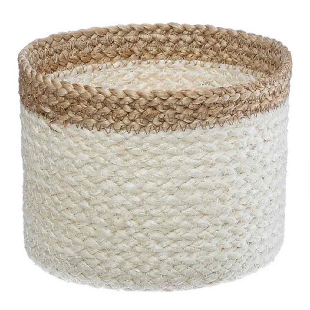 Jackson Jute Basket Set White 3pc