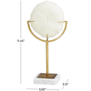 Coral Sculpture with Marble Base 11in