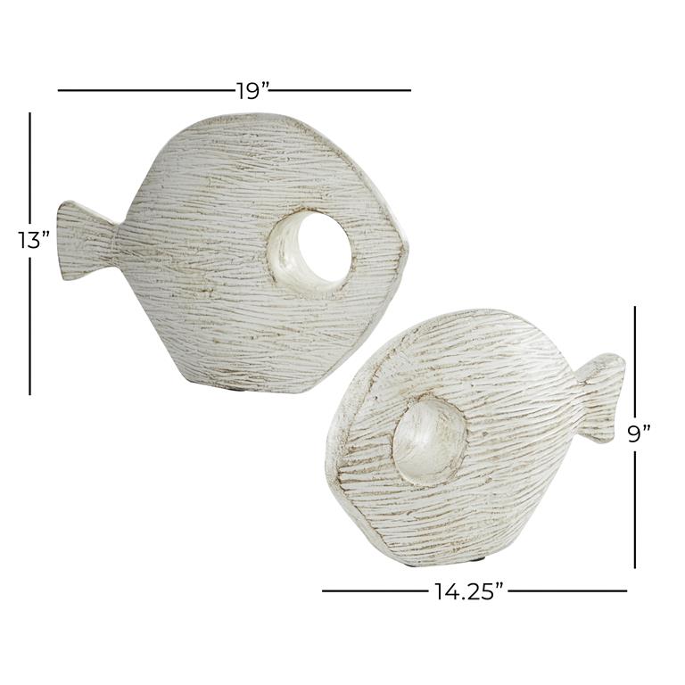 Ceramic Fish 2pc