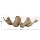Clam Shell Decorative Bowl 20in