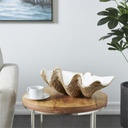 Clam Shell Decorative Bowl 20in
