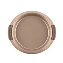 Anolon Round Cake Pan with Silicone Grips Bronze 9in