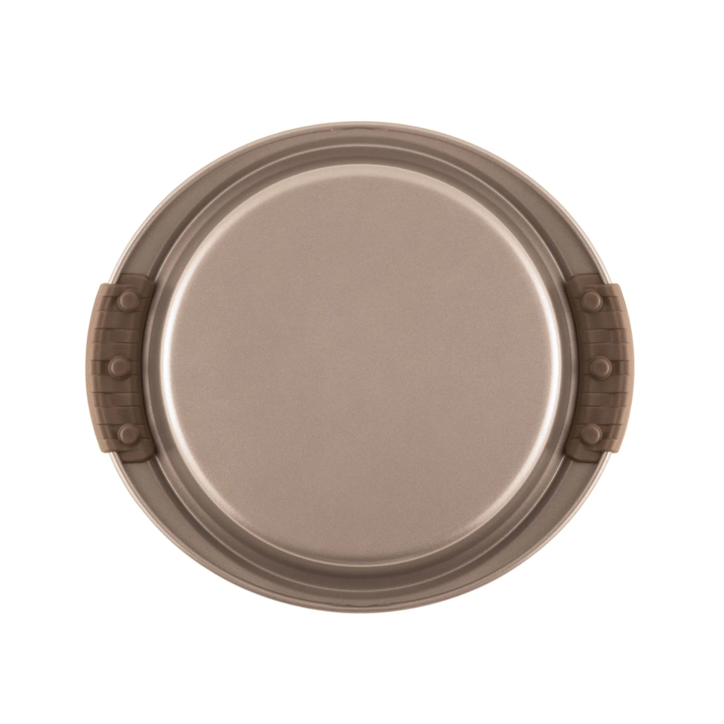 Anolon Round Cake Pan with Silicone Grips Bronze 9in