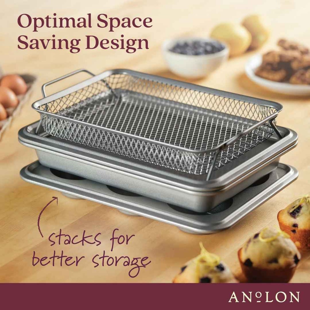 Anolon Toaster Oven Bakeware Set 4pc