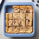 Faberware Square Cake Pan with Portion Marks Blue 9in