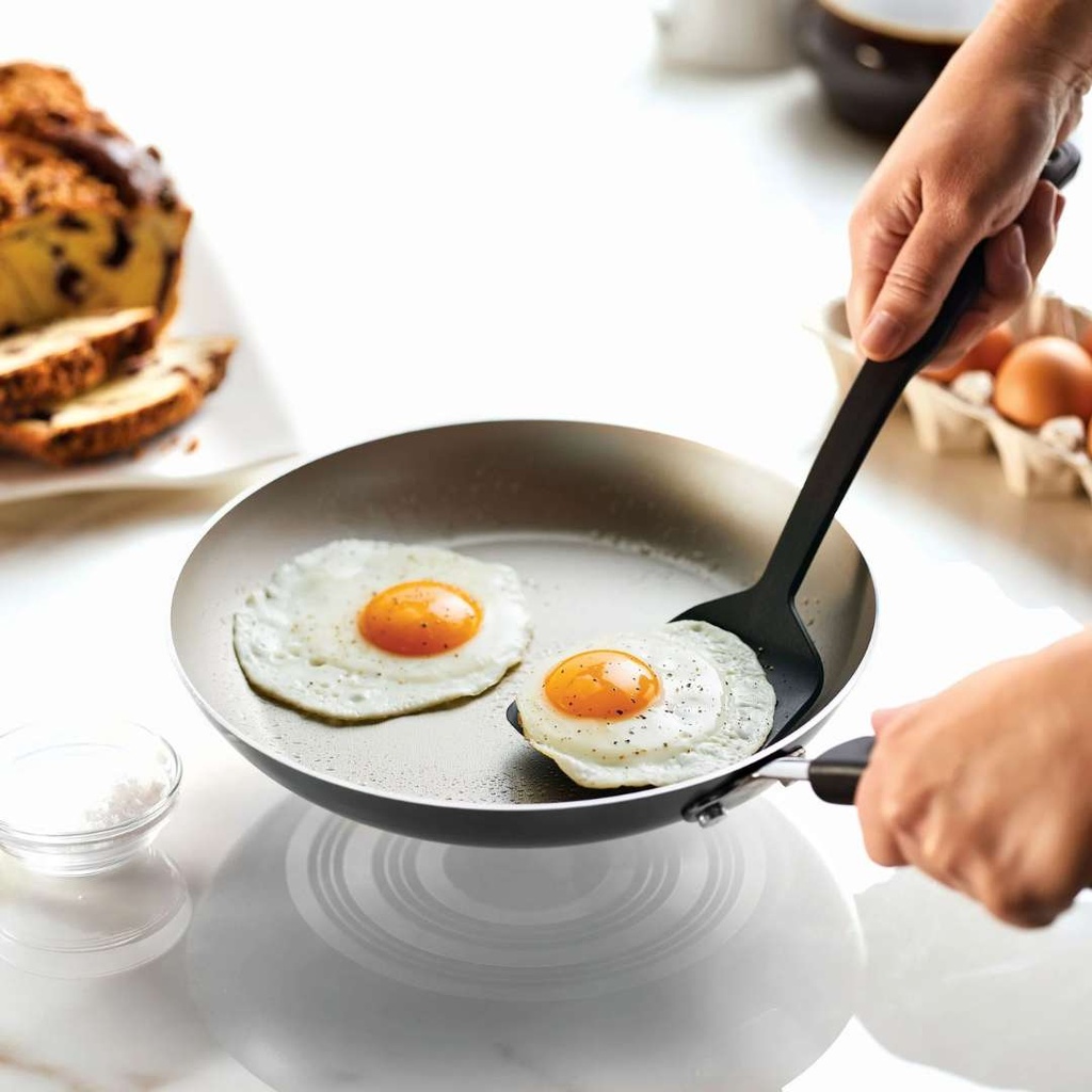 Farberware Aluminum Nonstick Skillet Set Pewter 2pc