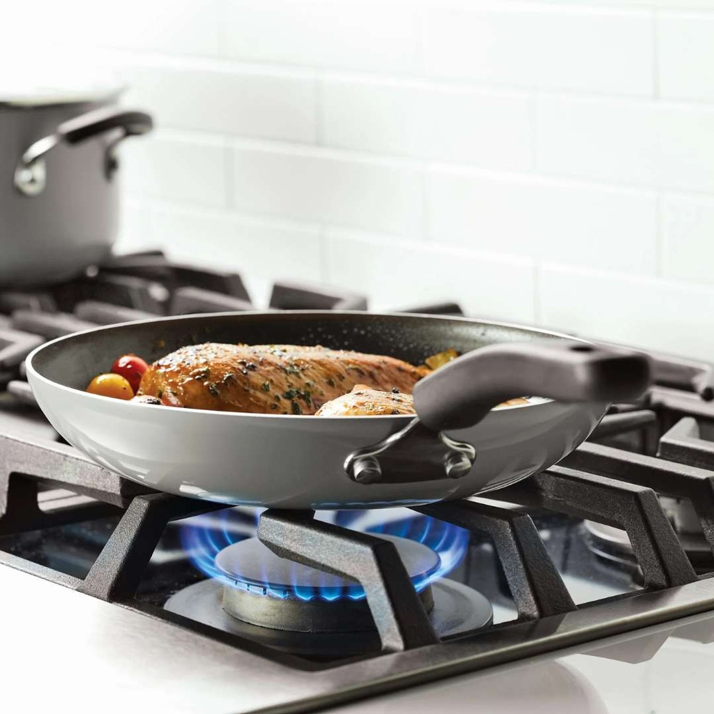 Farberware Aluminum Nonstick Skillet Set Silver 2pc