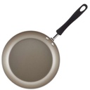Farberware Aluminum Nonstick Skillet with Lid Pewter 12in