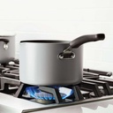 Farberware Aluminum Nonstick Straining Saucepan Silver 3qt