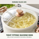 Greenpan Ceramic Cookware Set Cream 10pc
