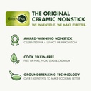 Greenpan Ceramic Cookware Set Cream 10pc