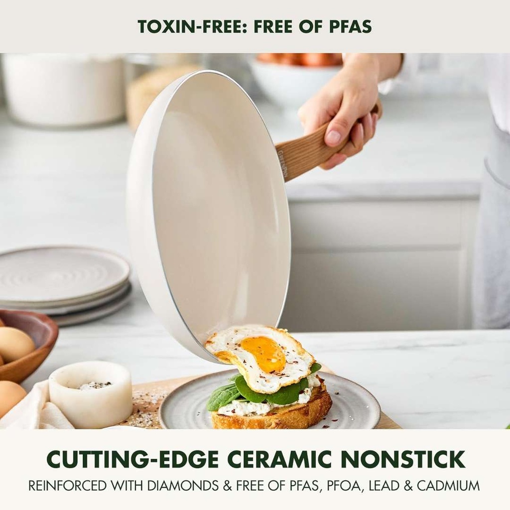 Greenpan Ceramic Cookware Set Taupe 10pc