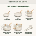 Greenpan Ceramic Cookware Set Taupe 10pc