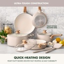 Greenpan Ceramic Cookware Set Taupe 10pc