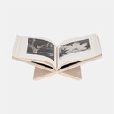 Marble Bookstand White 18in