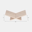 Marble Bookstand White 18in