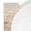 Marble Bowl With Onyx Marble Sides 10in