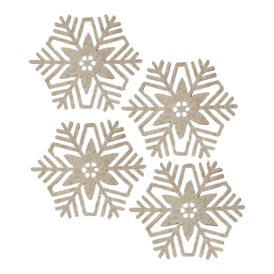 Snowflake Coaster 4pc