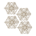 Snowflake Coaster 4pc