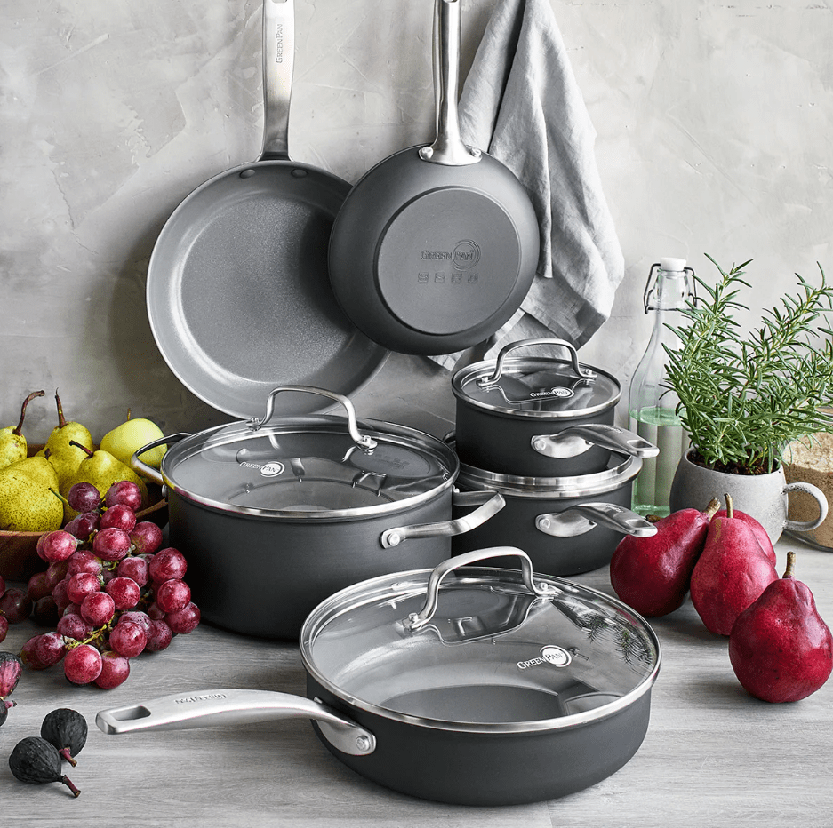 Greenpan Chatham Ceramic Cookware Set 10pc
