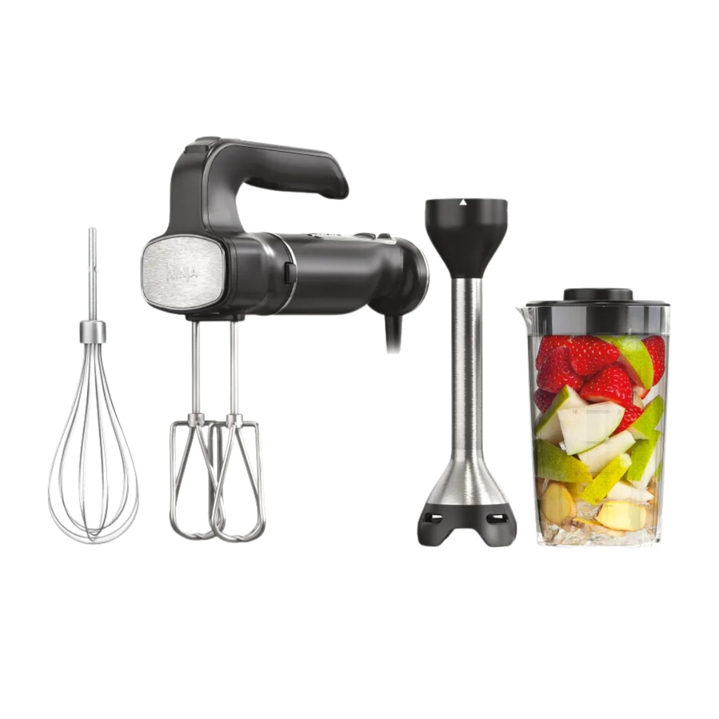 Ninja Foodi Power Mixer System Immersion Blender and Hand Mixer Combo