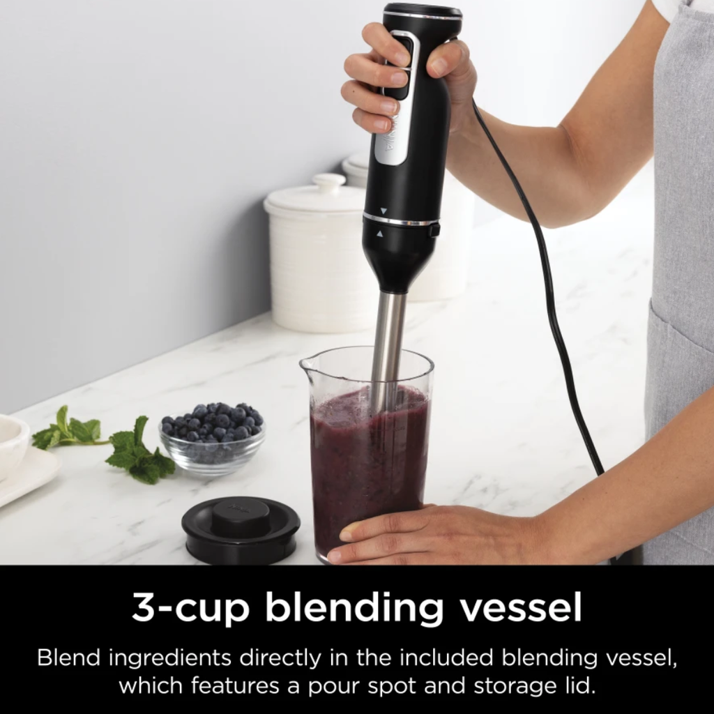 Ninja Foodi Power Mixer System Immersion Blender and Hand Mixer Combo