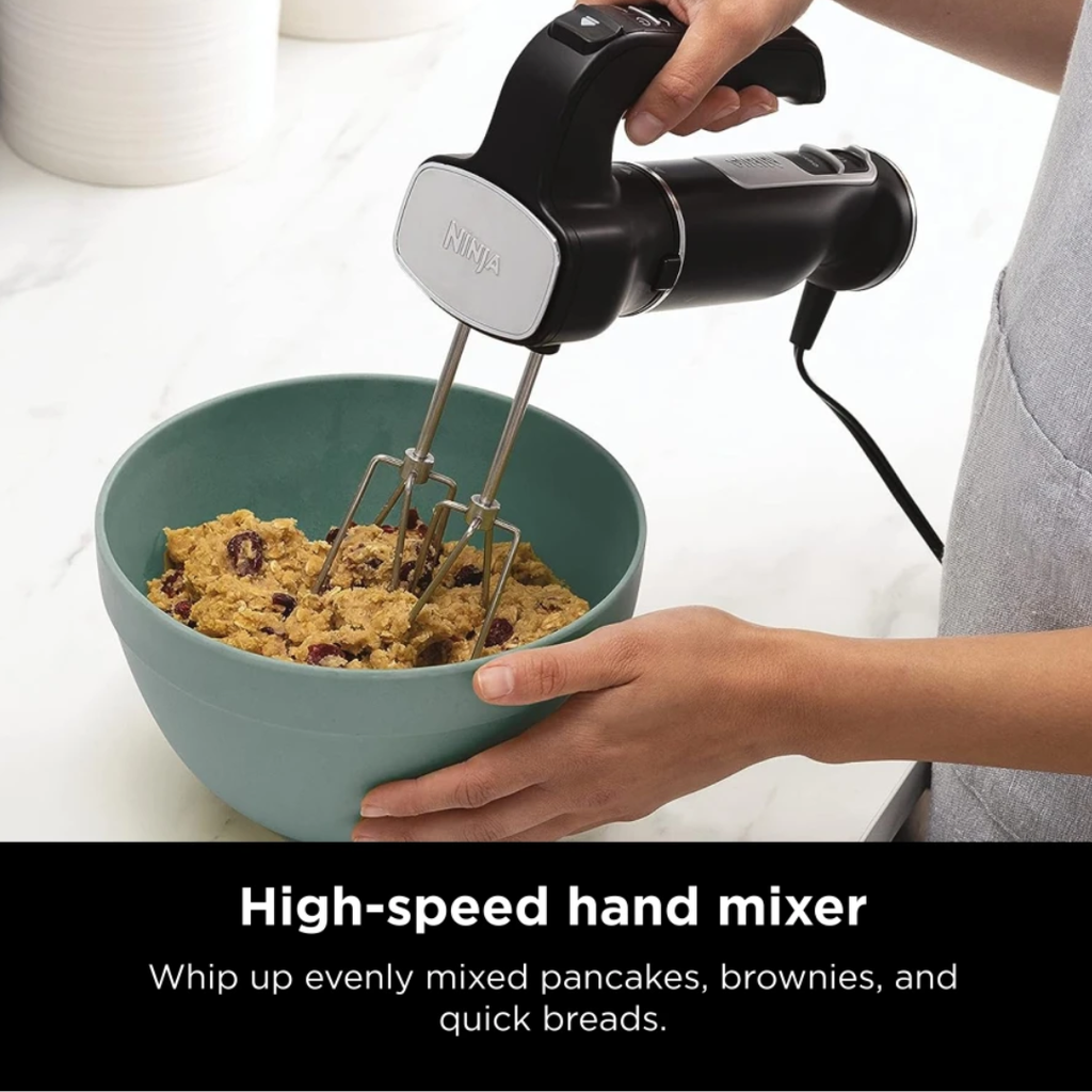 Ninja Foodi Power Mixer System Immersion Blender and Hand Mixer Combo