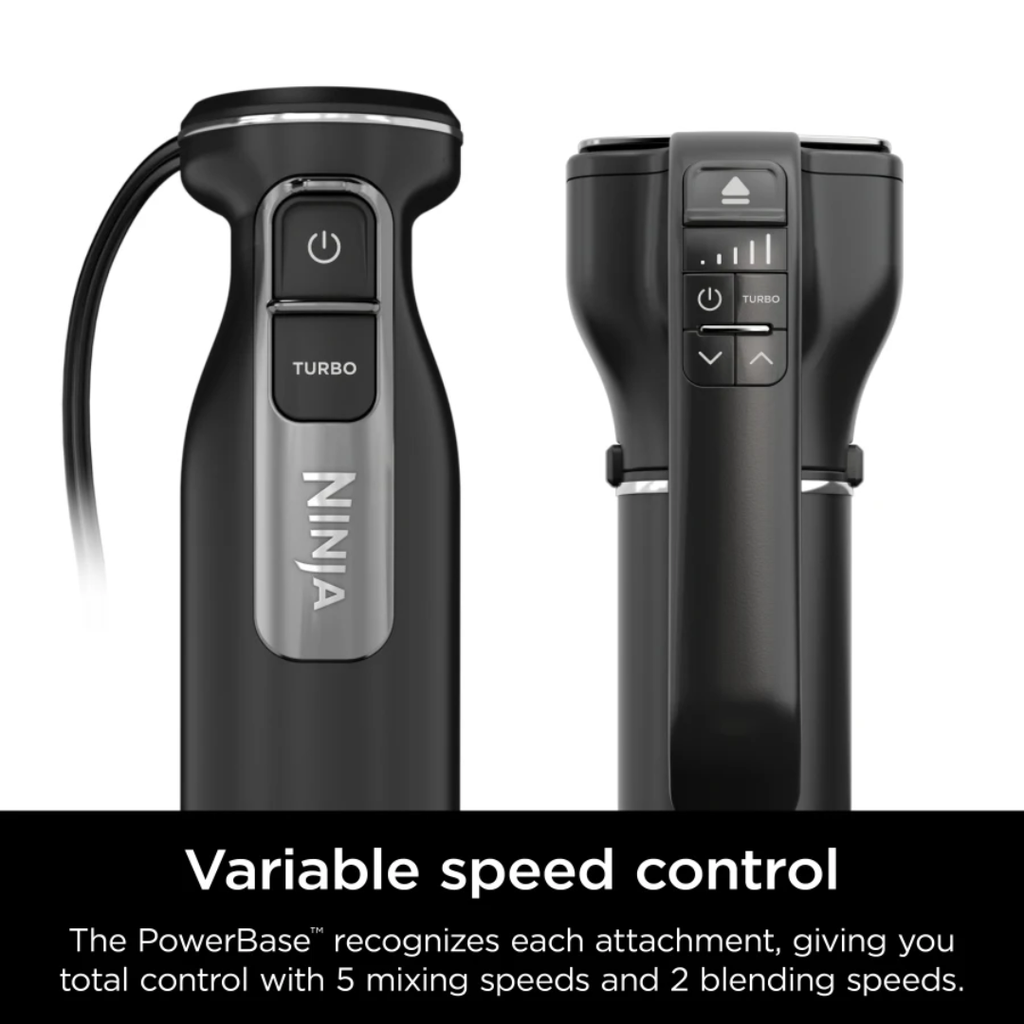 Ninja Foodi Power Mixer System Immersion Blender and Hand Mixer Combo