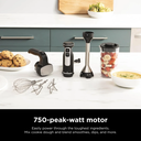 Ninja Foodi Power Mixer System Immersion Blender and Hand Mixer Combo