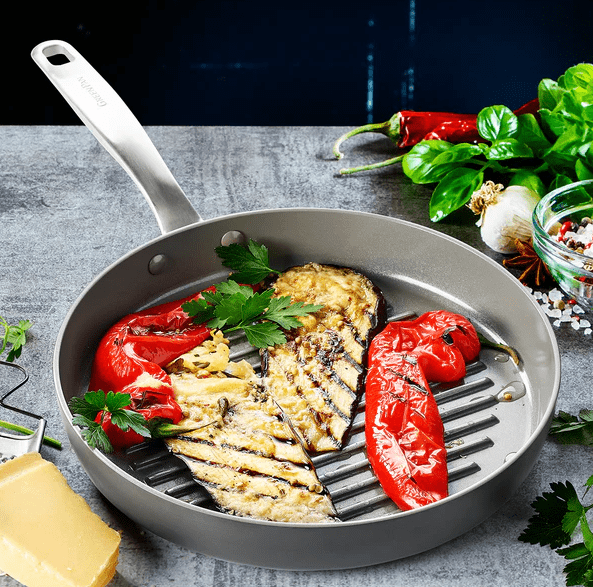 Greenpan Chatham Ceramic Round Grill Pan 11in