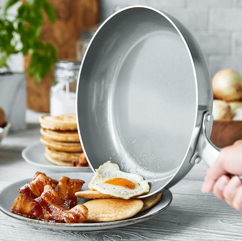 Greenpan Chatham Stainless Steel Open Frypan Set 8in & 10in