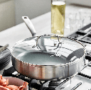 Greenpan Chatham Stainless Steel Saute Pan With Lid 3.75qt