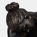 Resting Ballerina Figurine Bronze 11in