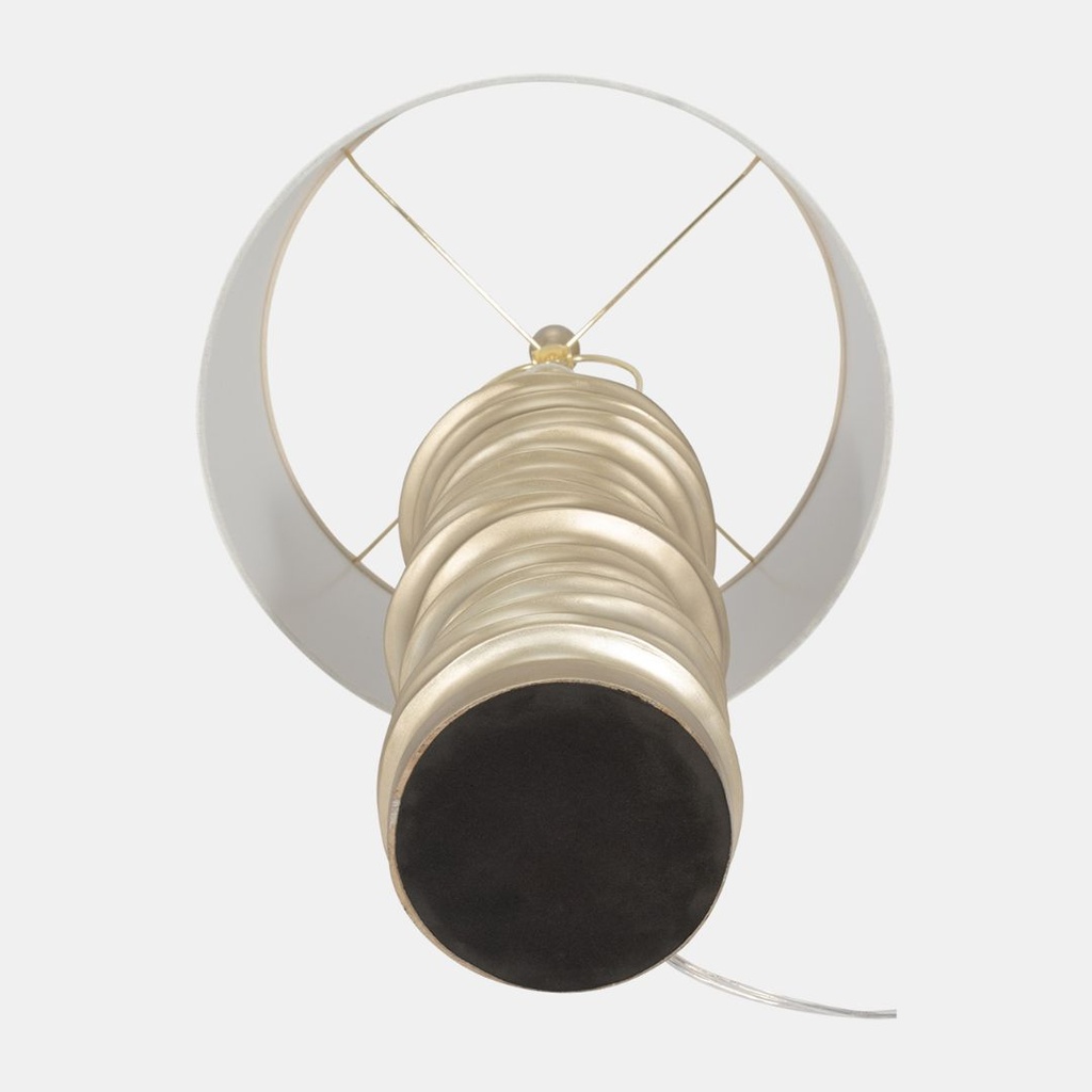 Stacking Rings Table Lamp Champagne 28in