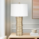Stacking Rings Table Lamp Champagne 28in