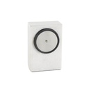 Minimalistic Marble Clock White 6in