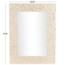 Mother of Pearl Mosaic Mirror 36x48in