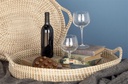 Oval Rattan Tray 26in