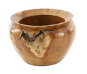 Teak Wood Live Edge Vase 13in