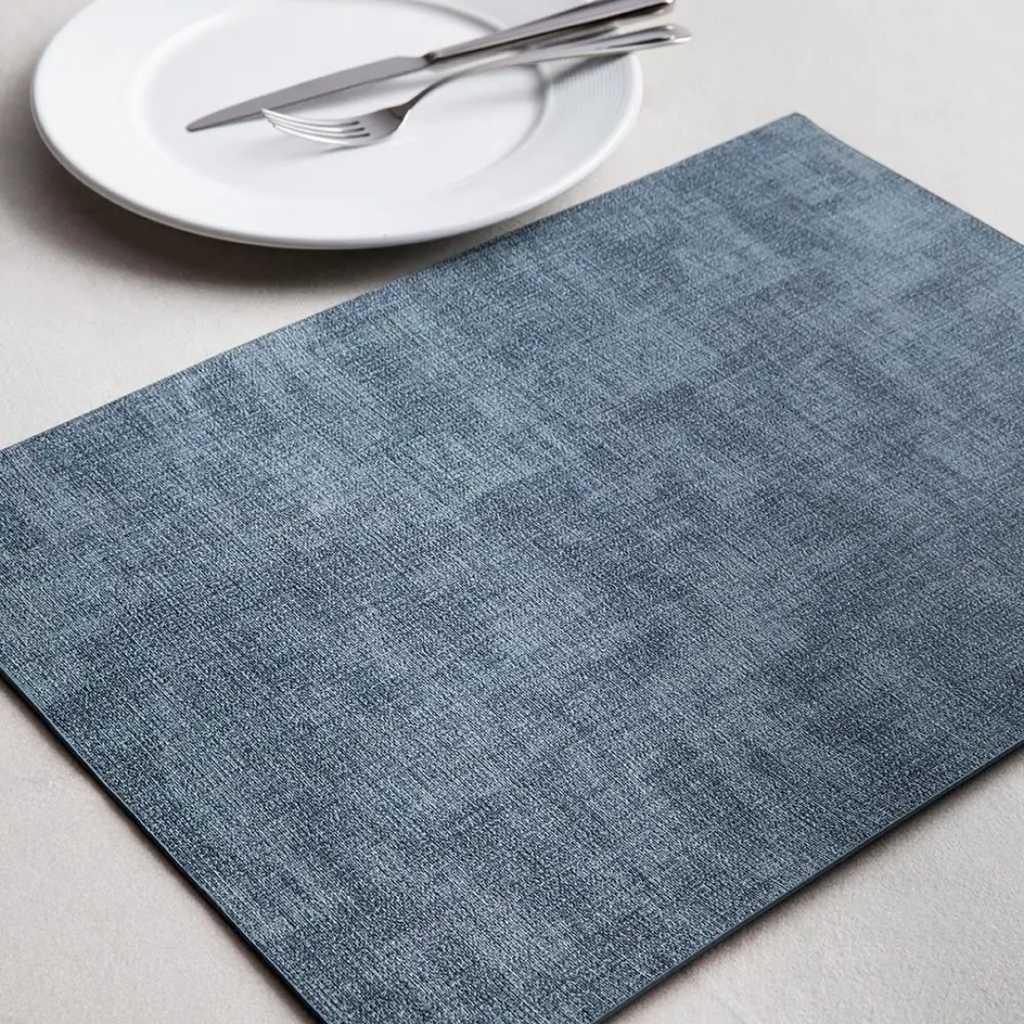 Percept Reversible Luxe Placemat Blue
