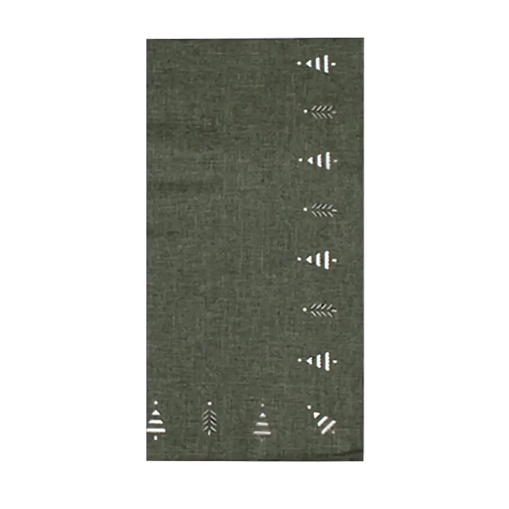 Tree Hemstitch Napkin Forest 4pc