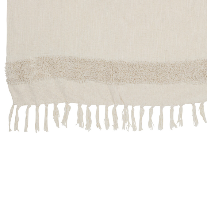 Fringes Tufted Sequin Throw 51x71in
