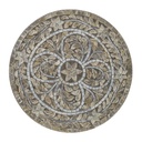 Capiz Accent Stool Grey