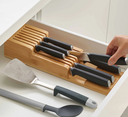 DrawerStore 2-tier Knife Organizer Bamboo